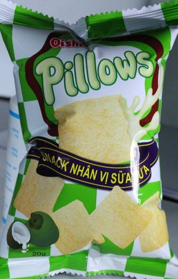 Snack nhân sữa dừa